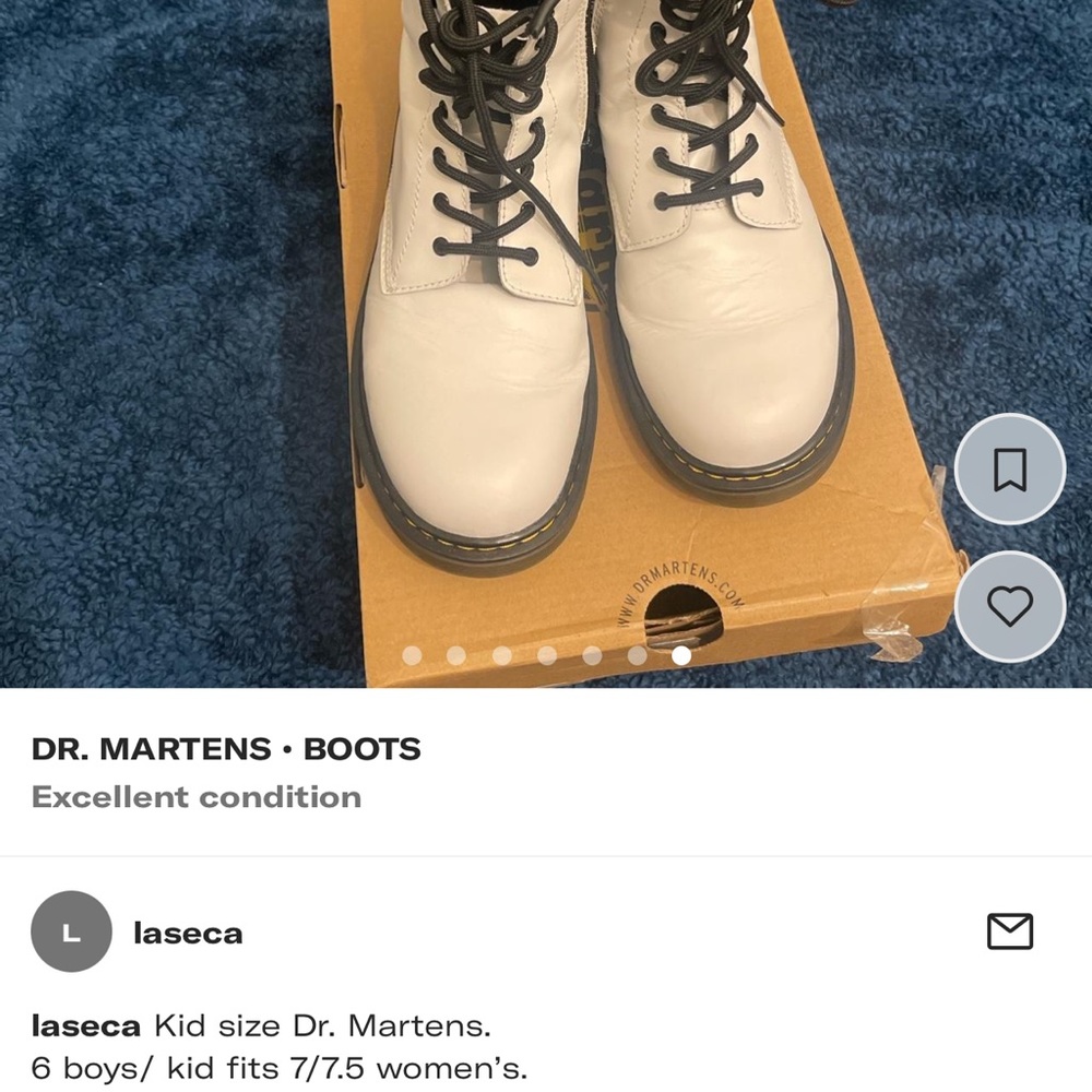 Dr marten boots size 9 only available